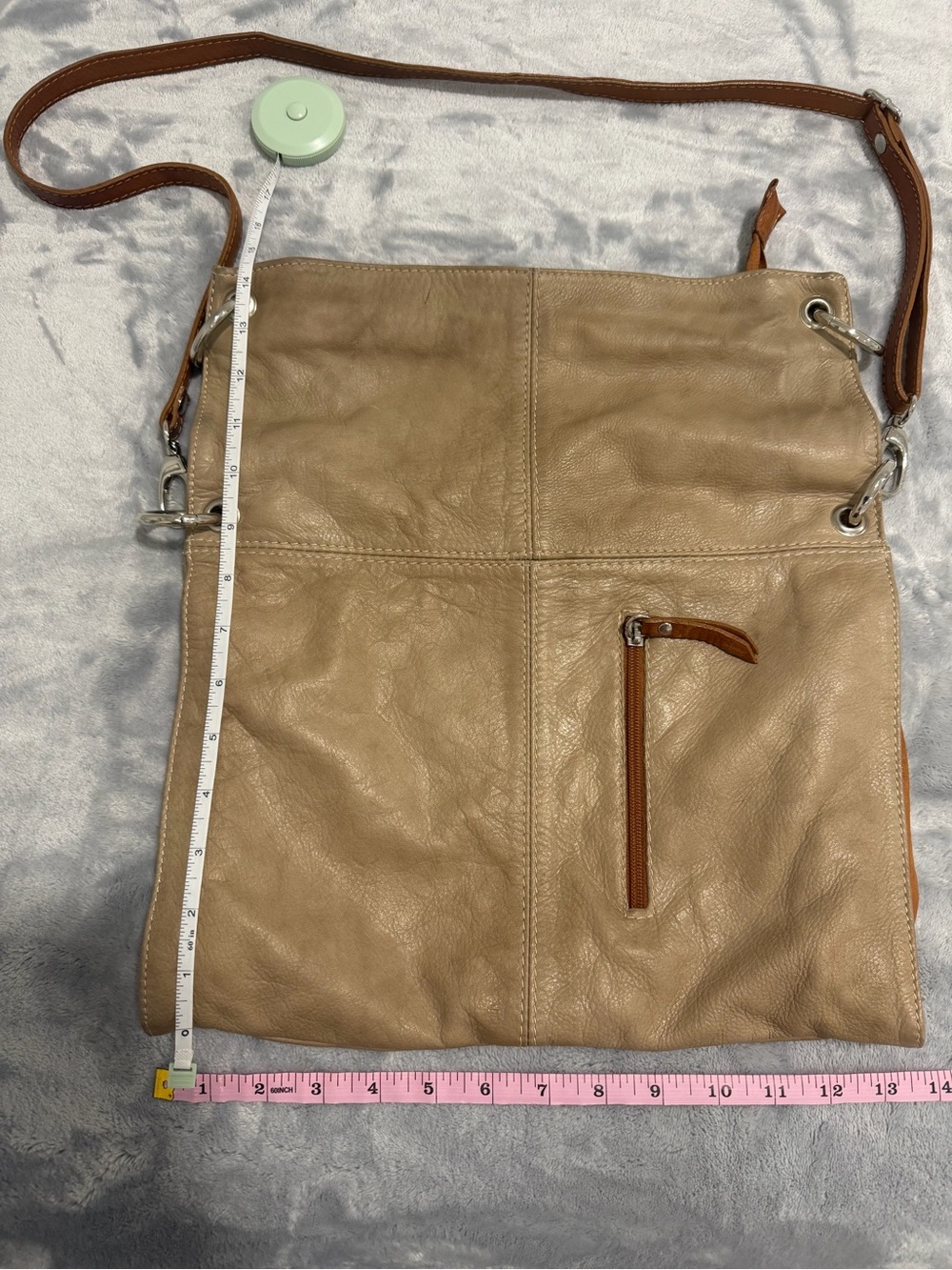 Italian Leather Crossbody Bag - Versatile Everyday Carry
